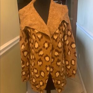 Denim&Co.Leopard Print Cardigan